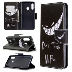 Crooked Grin Leather Wallet Case for Samsung Galaxy A70e