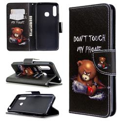 Chainsaw Bear Leather Wallet Case for Samsung Galaxy A70e