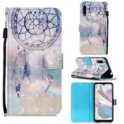 Fantasy Campanula 3D Painted Leather Wallet Case for Samsung Galaxy A70e