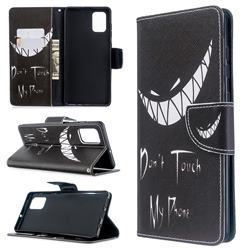 Crooked Grin Leather Wallet Case for Samsung Galaxy A71 4G