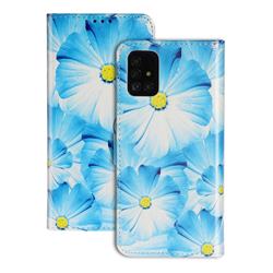 Orchid Flower PU Leather Wallet Case for Samsung Galaxy A71 4G