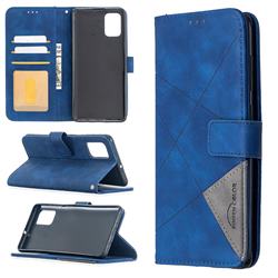 Binfen Color BF05 Prismatic Slim Wallet Flip Cover for Samsung Galaxy A71 4G - Blue