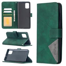 Binfen Color BF05 Prismatic Slim Wallet Flip Cover for Samsung Galaxy A71 4G - Green