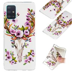Sika Deer Noctilucent Soft TPU Back Cover for Samsung Galaxy A71 4G