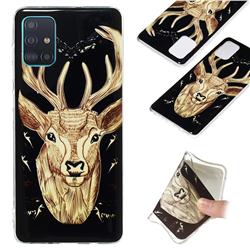Fly Deer Noctilucent Soft TPU Back Cover for Samsung Galaxy A71 4G