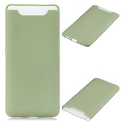Candy Soft Silicone Phone Case for Samsung Galaxy A80 A90 - Pea Green