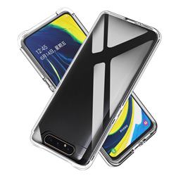 Transparent 2 in 1 Drop-proof Cell Phone Back Cover for Samsung Galaxy A80 A90