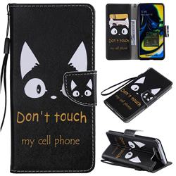 Angry Eyes PU Leather Wallet Case for Samsung Galaxy A80 A90