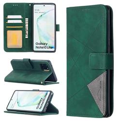 Binfen Color BF05 Prismatic Slim Wallet Flip Cover for Samsung Galaxy A81 - Green