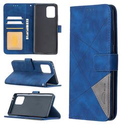 Binfen Color BF05 Prismatic Slim Wallet Flip Cover for Samsung Galaxy A91 - Blue