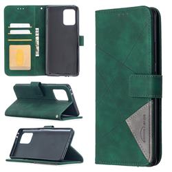 Binfen Color BF05 Prismatic Slim Wallet Flip Cover for Samsung Galaxy A91 - Green