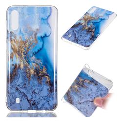 Sea Blue Soft TPU Marble Pattern Case for Samsung Galaxy M10