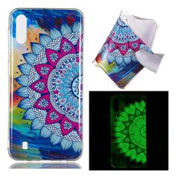 Colorful Sun Flower Noctilucent Soft TPU Back Cover for Samsung Galaxy M10