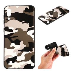 Camouflage Soft TPU Back Cover for Samsung Galaxy M10 - Black White