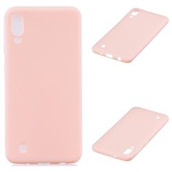 Candy Soft Silicone Protective Phone Case for Samsung Galaxy M10 - Light Pink