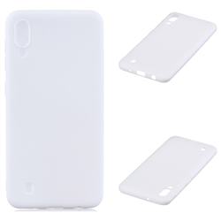 Candy Soft Silicone Protective Phone Case for Samsung Galaxy M10 - White