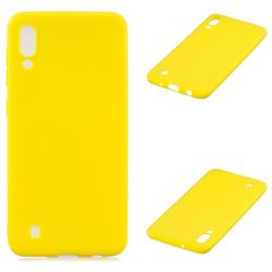 Candy Soft Silicone Protective Phone Case for Samsung Galaxy M10 - Yellow
