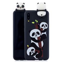 Ascended Panda Soft 3D Climbing Doll Soft Case for Samsung Galaxy M10