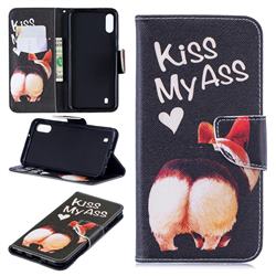 Lovely Pig Ass Leather Wallet Case for Samsung Galaxy M10