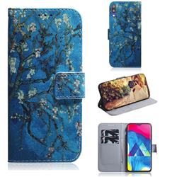 Apricot Tree PU Leather Wallet Case for Samsung Galaxy M10