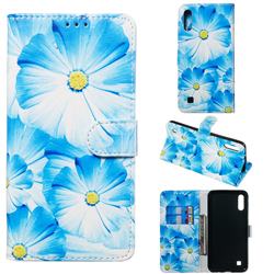 Orchid Flower PU Leather Wallet Case for Samsung Galaxy M10