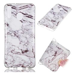 White Soft TPU Marble Pattern Case for Samsung Galaxy M20