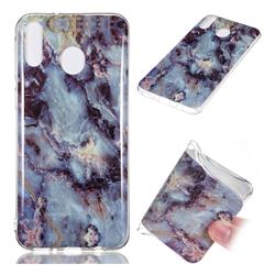 Rock Blue Soft TPU Marble Pattern Case for Samsung Galaxy M20
