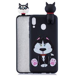 Staying Husky Soft 3D Climbing Doll Soft Case for Samsung Galaxy M20