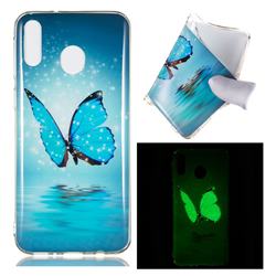 Butterfly Noctilucent Soft TPU Back Cover for Samsung Galaxy M20