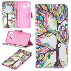 The Tree of Life Leather Wallet Case for Samsung Galaxy M20