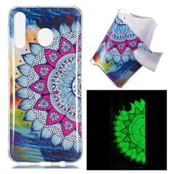 Colorful Sun Flower Noctilucent Soft TPU Back Cover for Samsung Galaxy M30