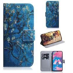 Apricot Tree PU Leather Wallet Case for Samsung Galaxy M30