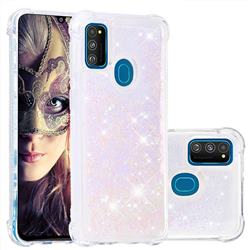 Dynamic Liquid Glitter Sand Quicksand Star TPU Case for Samsung Galaxy M30s - Pink