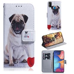 Pug Dog PU Leather Wallet Case for Samsung Galaxy M30s