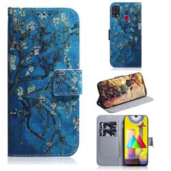 Apricot Tree PU Leather Wallet Case for Samsung Galaxy M31