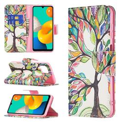 The Tree of Life Leather Wallet Case for Samsung Galaxy M32