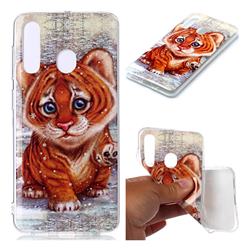 Cute Tiger Baby Soft TPU Cell Phone Back Cover for Samsung Galaxy M40