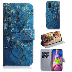 Apricot Tree PU Leather Wallet Case for Samsung Galaxy M51