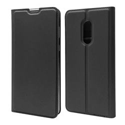 Ultra Slim Card Magnetic Automatic Suction Leather Wallet Case for Sharp AQUOS Zero2 SH-01M - Star Grey