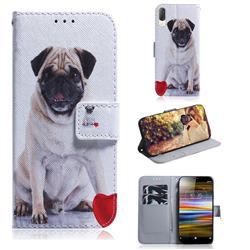 Pug Dog PU Leather Wallet Case for Sony Xperia L3
