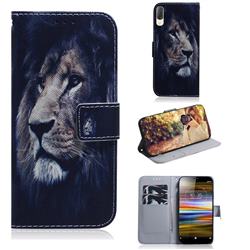 Lion Face PU Leather Wallet Case for Sony Xperia L3