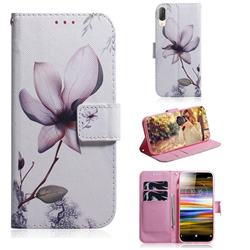 Magnolia Flower PU Leather Wallet Case for Sony Xperia L3