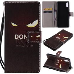 Angry Eyes PU Leather Wallet Case for Sony Xperia L3