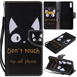 Cat Ears PU Leather Wallet Case for Sony Xperia L3