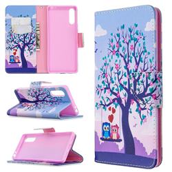 Tree and Owls Leather Wallet Case for Sony Xperia L4