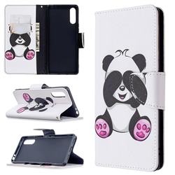 Lovely Panda Leather Wallet Case for Sony Xperia L4