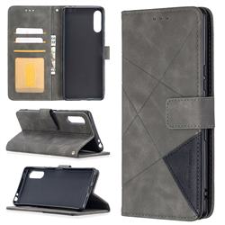 Binfen Color BF05 Prismatic Slim Wallet Flip Cover for Sony Xperia L4 - Gray