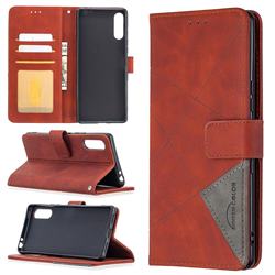 Binfen Color BF05 Prismatic Slim Wallet Flip Cover for Sony Xperia L4 - Brown