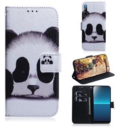 Sleeping Panda PU Leather Wallet Case for Sony Xperia L4