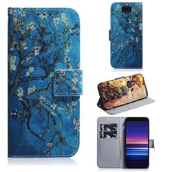 Apricot Tree PU Leather Wallet Case for Sony Xperia 20